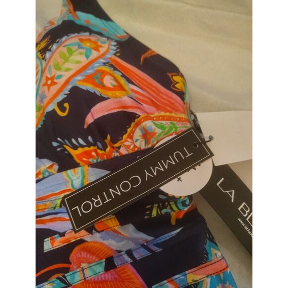 NWT La Blanca Tropidelic Paisley One-Piece Swimsuit - Picture 5 of 7